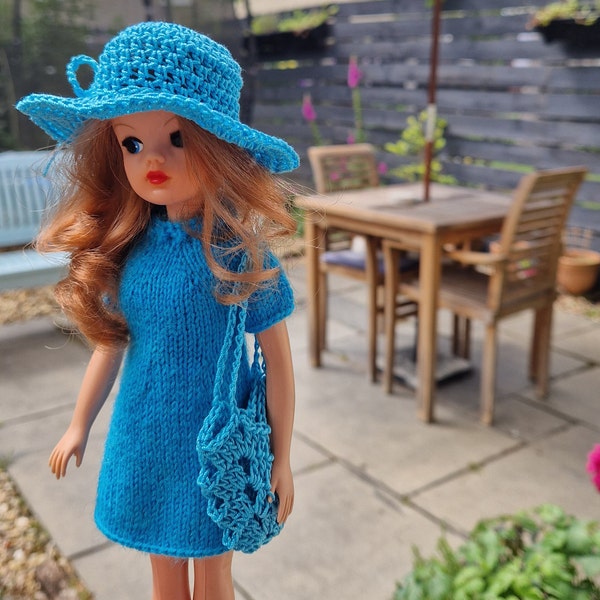 11-12 inch Doll Knitting Pattern for Fashion Dolls Tulip Dress