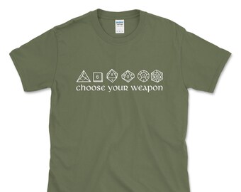 Dungeons & Dragons T-Shirt - DND Shirt - Adult Unisex Soft Cotton T-Shirt - Dungeons And Dragons Gift
