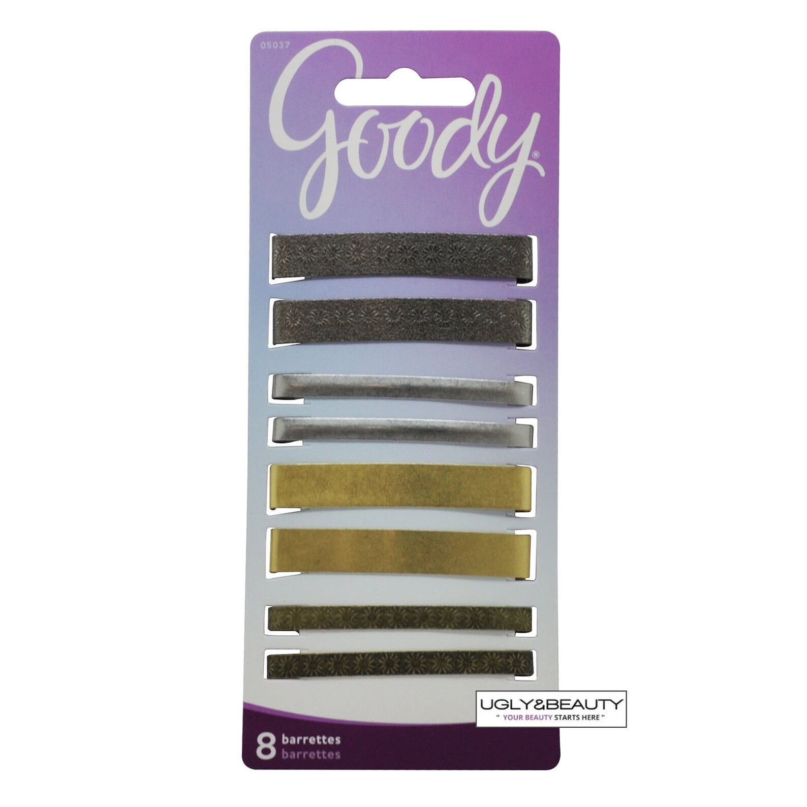 Goody Barrette 8 PCS Item 05037 Classic Metal Etsy