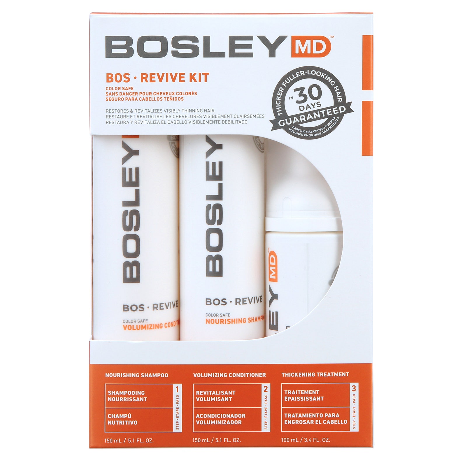 Bosley MD_BOS revive kit para el cabello visiblemente Etsy