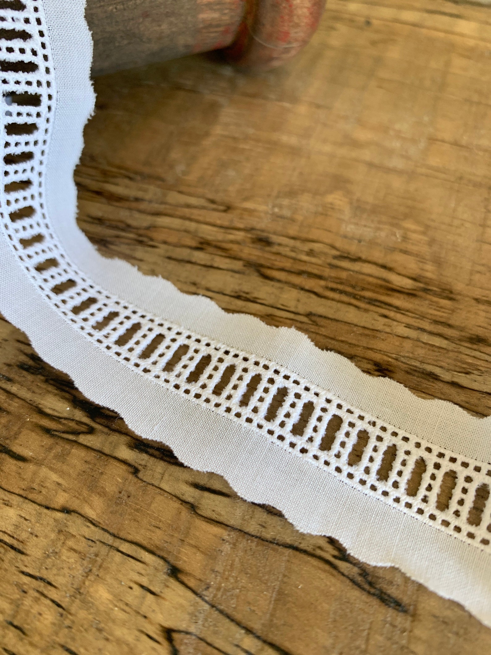 9927 White Swiss Entredeux 1 Wide Etsy