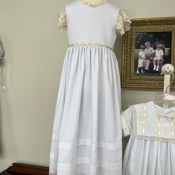 Blue Batiste Heirloom Dress main image 1