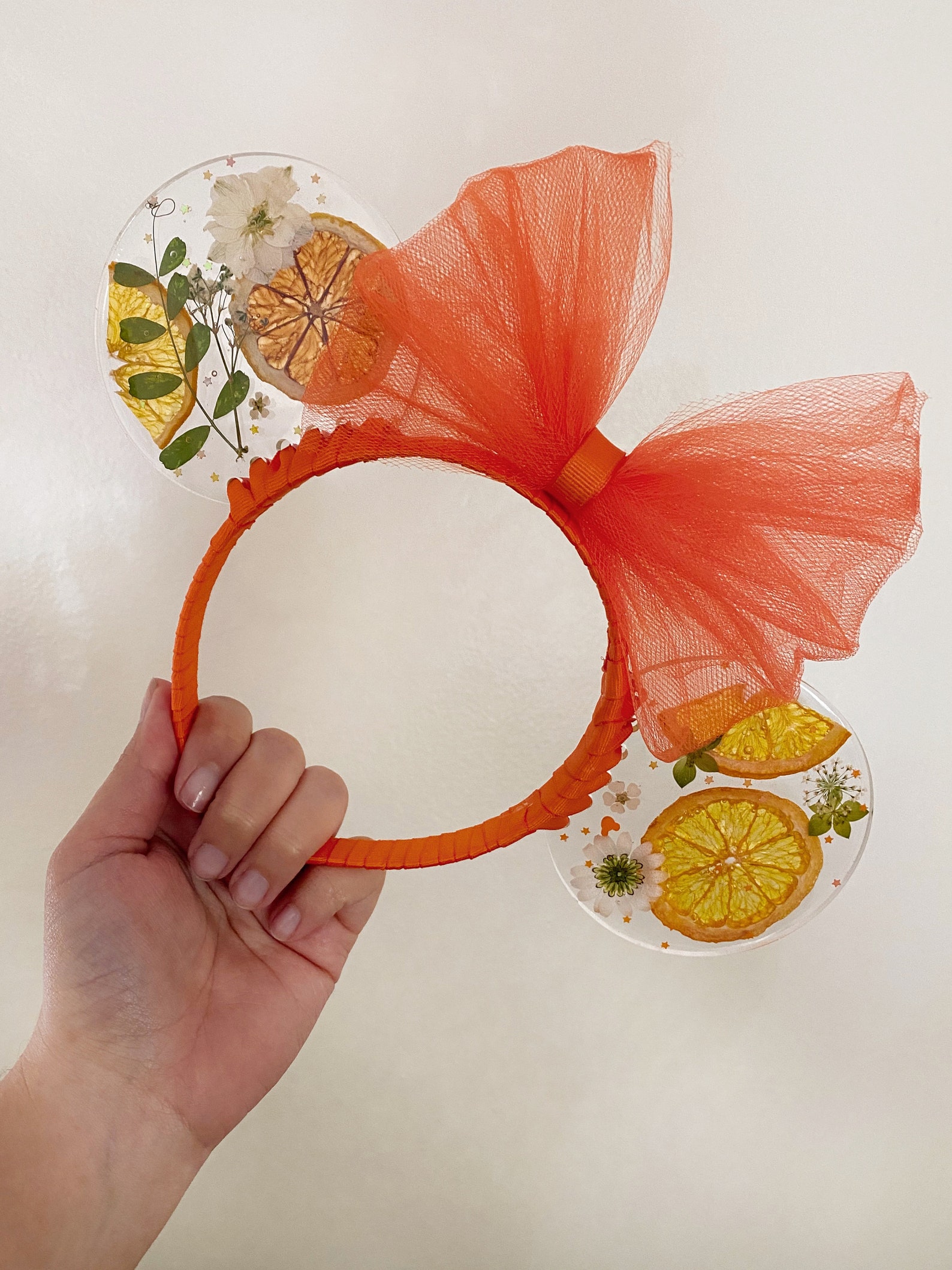 Orange Bird Inspired Ears Mickey Ears Mouse Ears Disney Etsy
