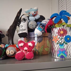 Create with Me customizable sock stuffed animals
