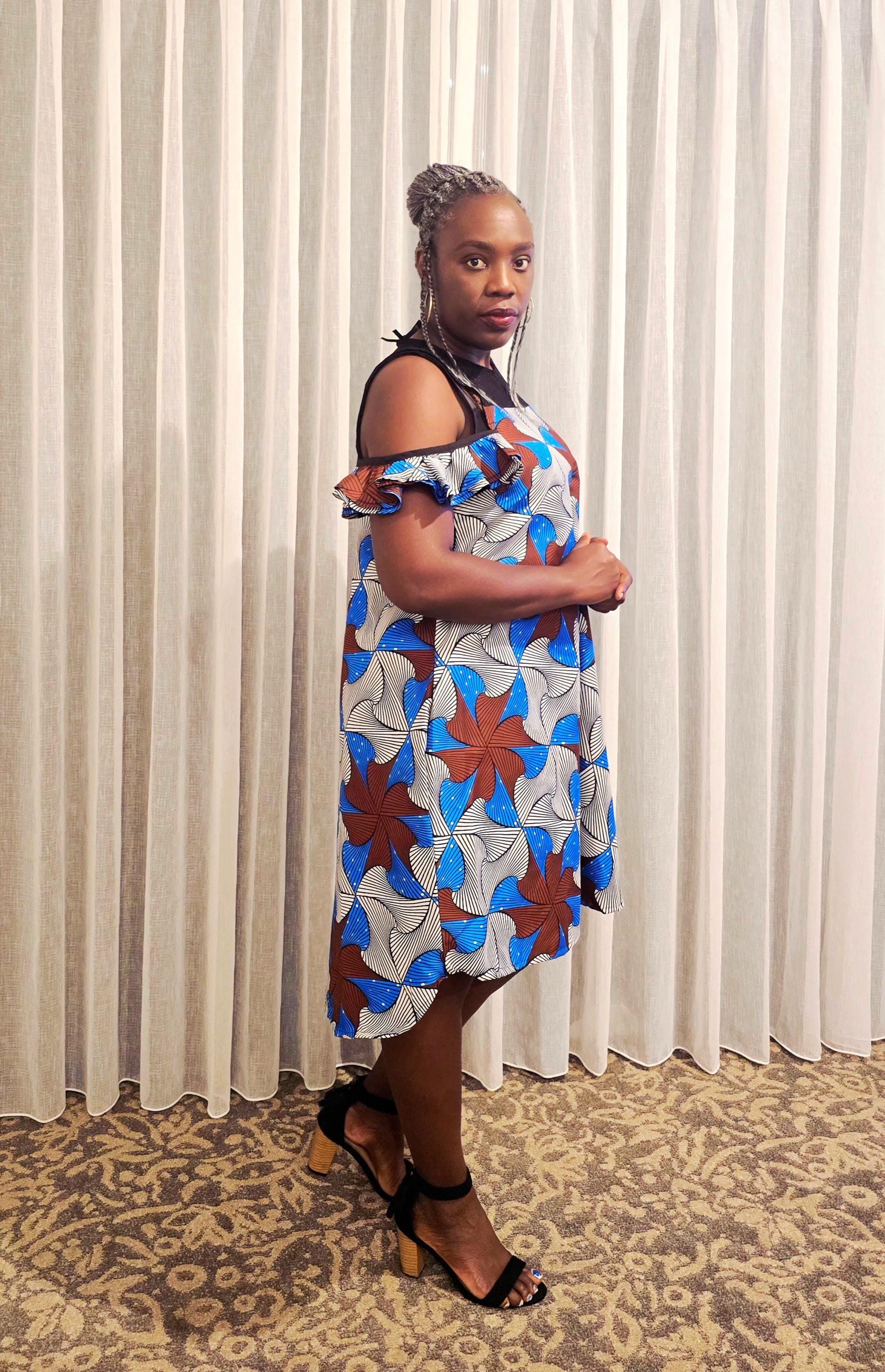 african formal dresses sacramento ca OmaonuAfricanDesigns Fit&Flare