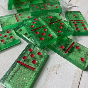 Custom Glitter Resin Dominoes - ArtGlitter