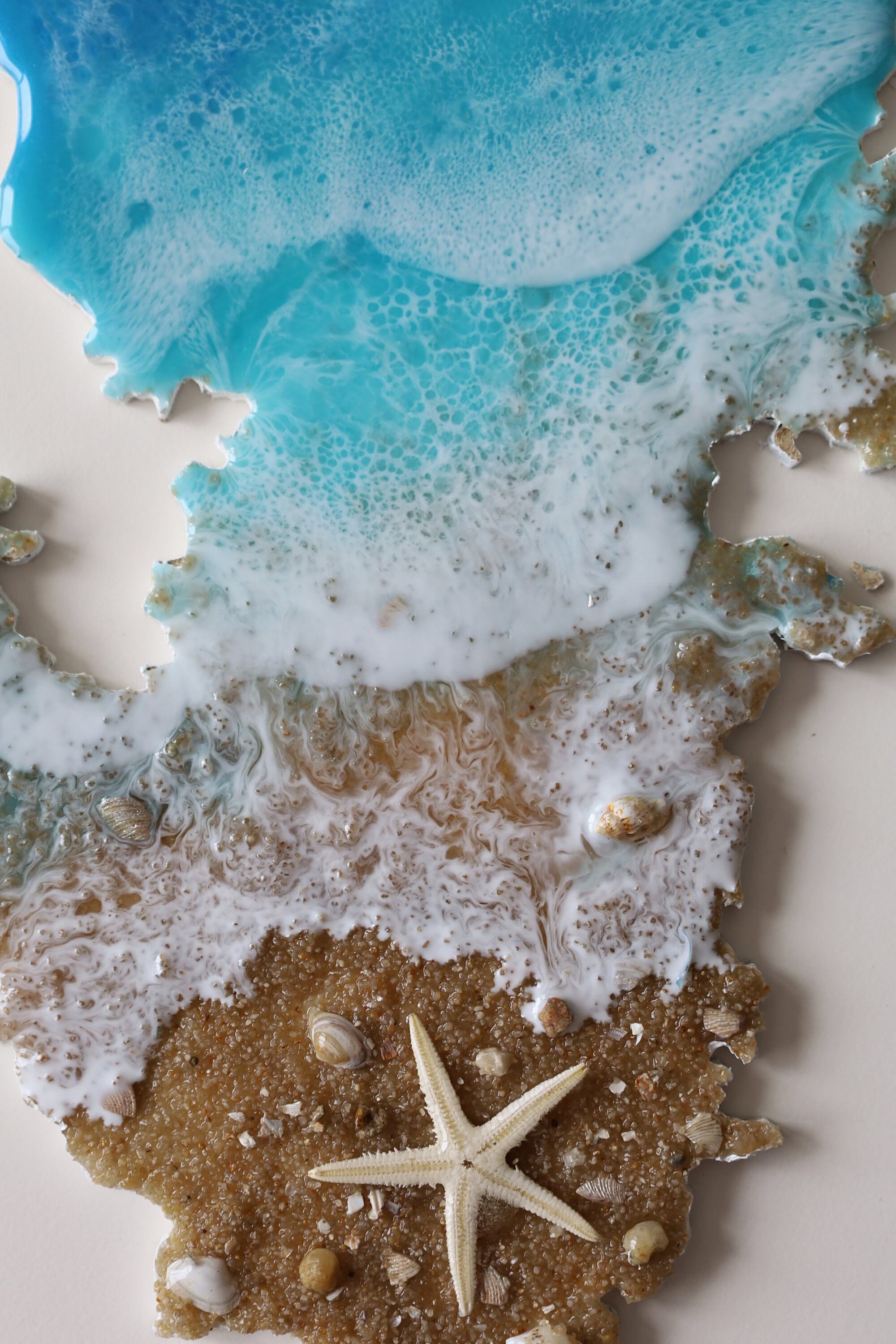 Resin Beach Art Epoxy Art Resin Art Beach Decor Seascape Etsy