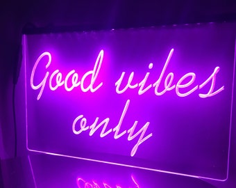 Neon Sign Quote Etsy