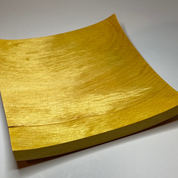 Yellowheart Wood Platter