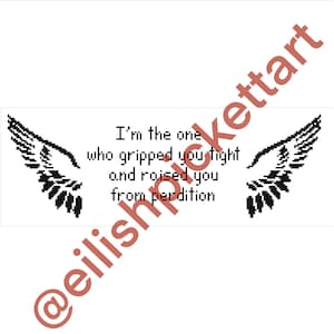 Castiel Cross Stitch Pattern PDF