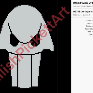 Hades Pin kruissteekpatroon PDF