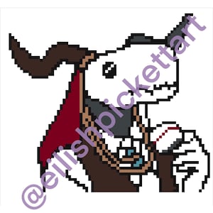 Elias Chibi Cross Stitch Pattern PDF