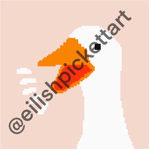 Honk Cross Stitch Pattern PDF