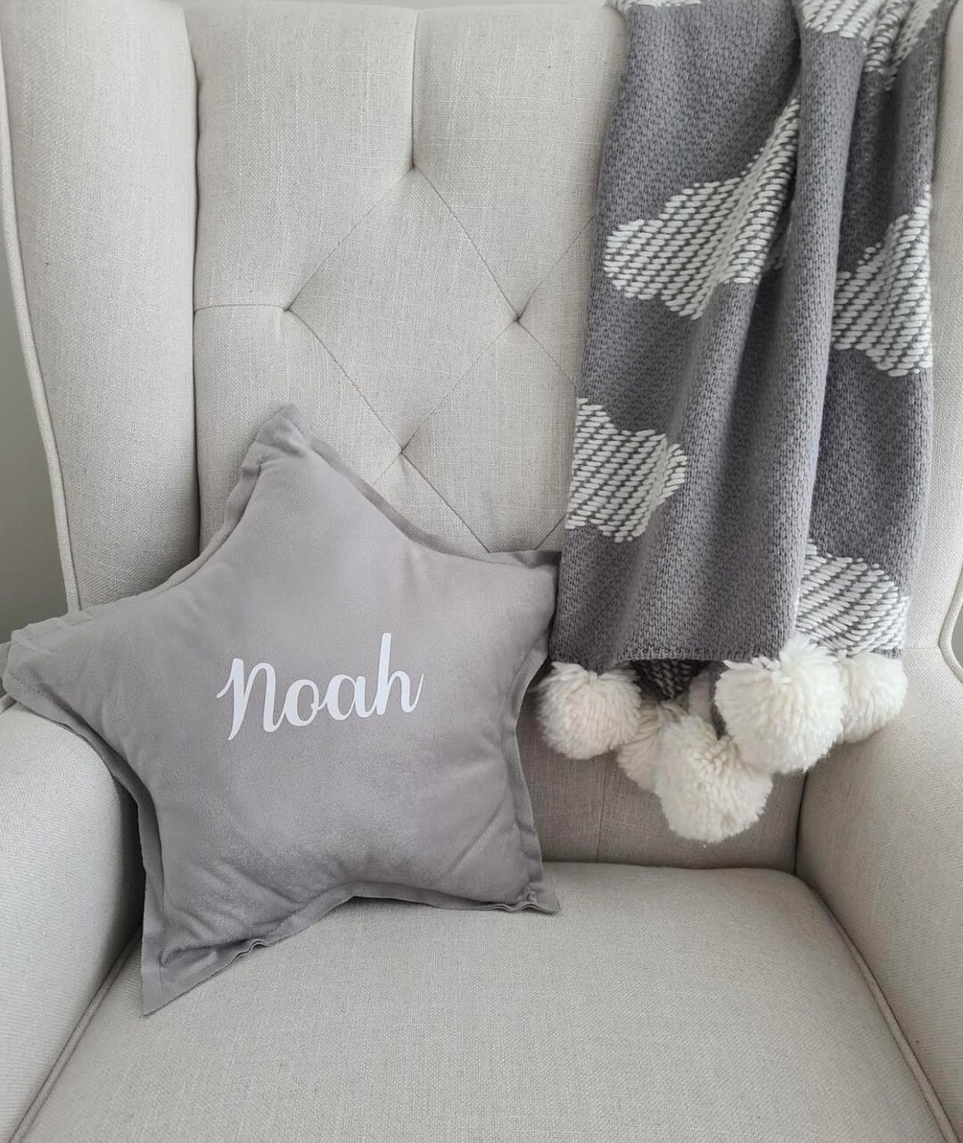 Personalised Star Cushion - Etsy Australia