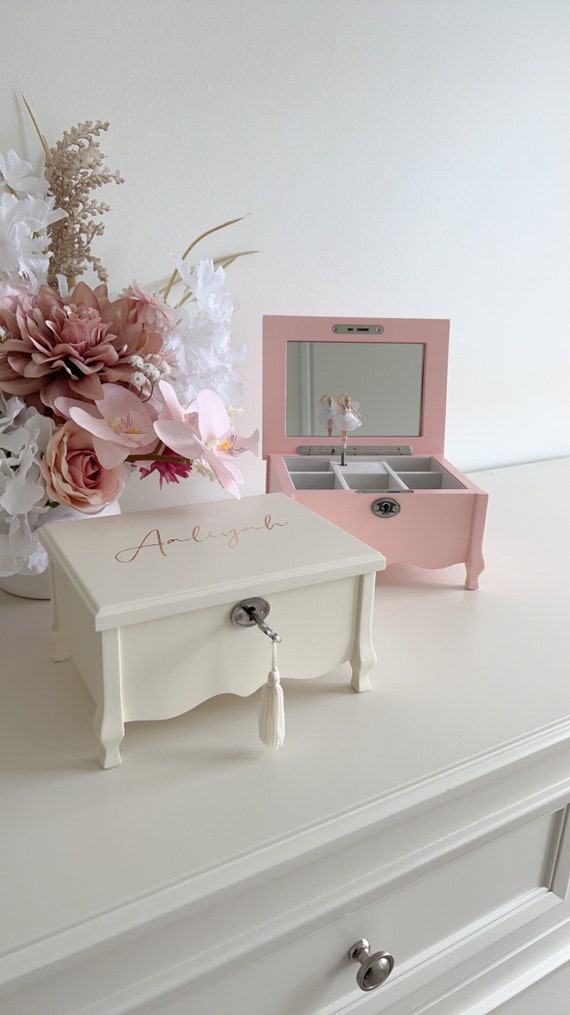 Personalised Ballerina Musical Jewellery Box