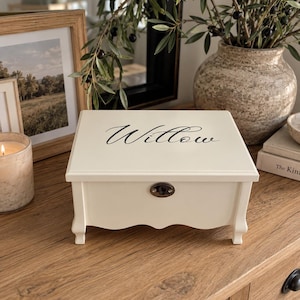 Personalised Ballerina Musical Jewellery Box