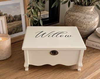 Personalised Ballerina Musical Jewellery Box