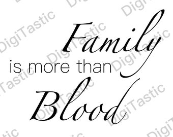 La familia es más que imágenes prediseñadas de sangre Instant PNG descargar y SVG descargar diseño de circuito de archivos digitales