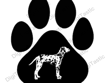 Clipart SVG dálmata, diseño de perro, arte canino, mascotas Descarga instantánea de PNG y descarga SVG diseño de circuito de archivo digital,