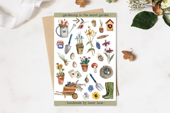 Cottagecore Sticker Pack Journal Stickers, Planner Stickers, Bullet  Journal, Nature Stickers, Scrapbook Stickers, Countryside 