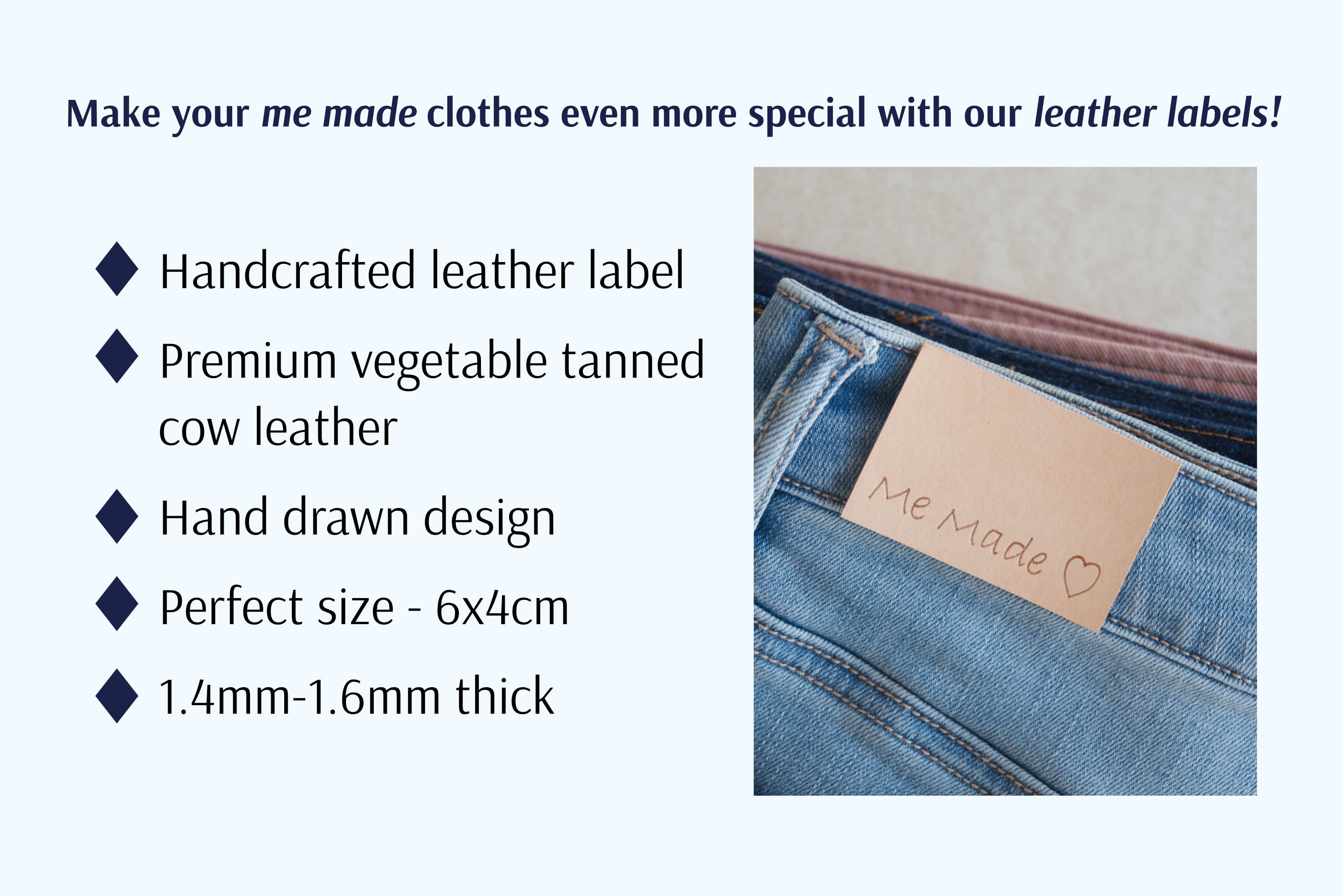 Leather Label for Jeans Custom Leather Patch Label for Denim Jeans Label -   Canada