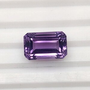 8 Cts, Amazing Amethyst Gemstone Top Quality, Amethyst, Natural Faceted Brazilian Amethyst, Size 13.5x8.5x13 MM Octagon Shape.
