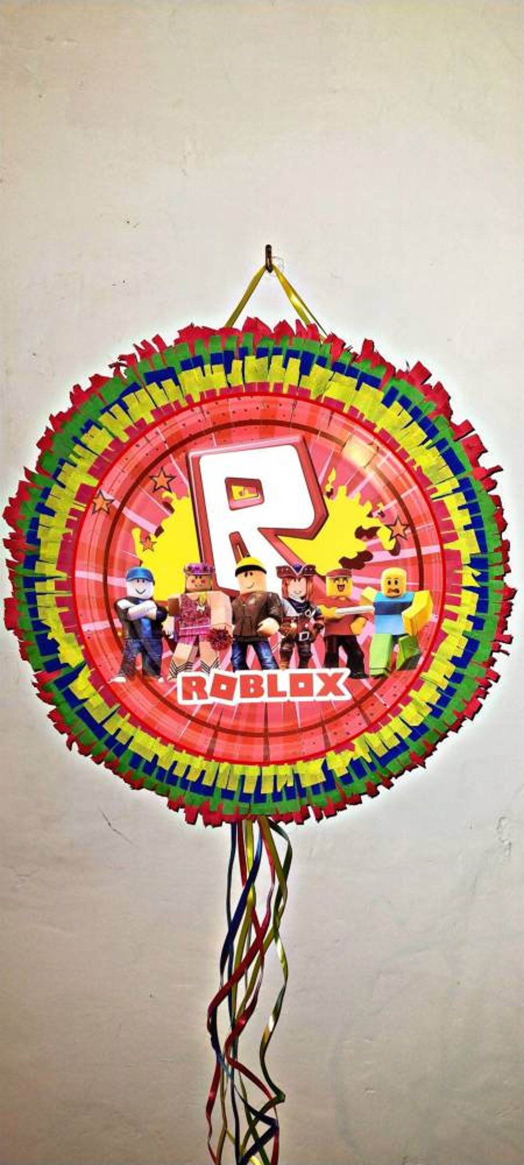 Piñata ROBLOX Pull String HANDMADE - Etsy Israel