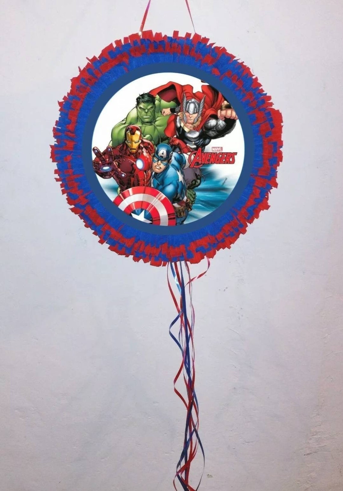 Piñata Avenger MARVEL Pull String Avengers Etsy