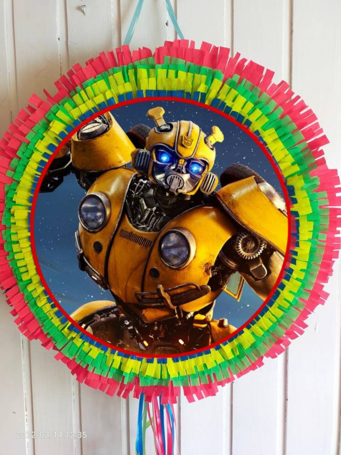 Piñata Bumblebee Transformers Birthday Party Supplies Pull Etsy Canada