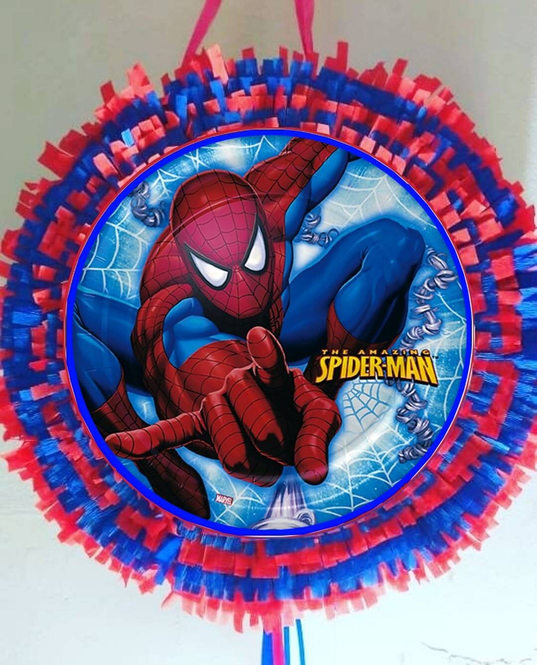 Birthday Piñata the Amazing Spiderman Pull String - Etsy