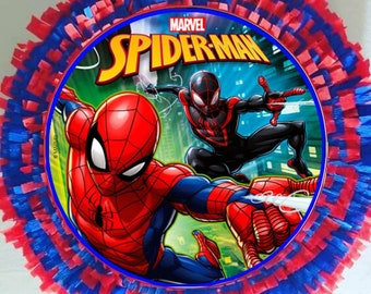Birthday Piñata the Amazing Spiderman Pull String - Etsy