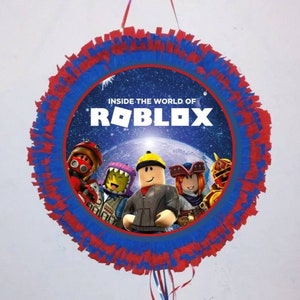Roblox Pinata Roblox Theme Party Roblox Party Supplies Etsy - how to get pinata roblox