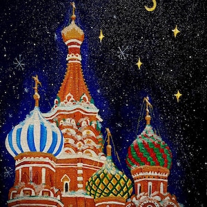 Art print. St Basil’s Cathedral.