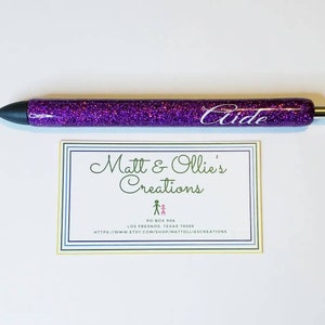 Custom Inkjoy Gel Glitter Pens, Personalized Birthday Graduation Gift for Him or Her, Valentine Teacher Nurse Boss Gift, Christmas Gift