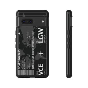 Carte d'embarquement personnalisée Samsung - Pixel | Housse de téléphone, coque de protection | Coffret cadeau aviation