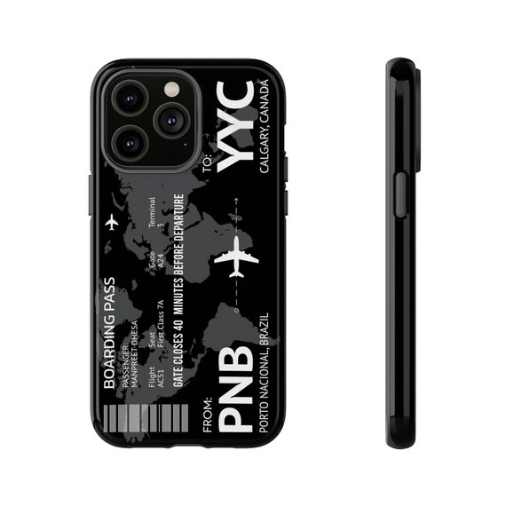 Boarding pass phone case deals