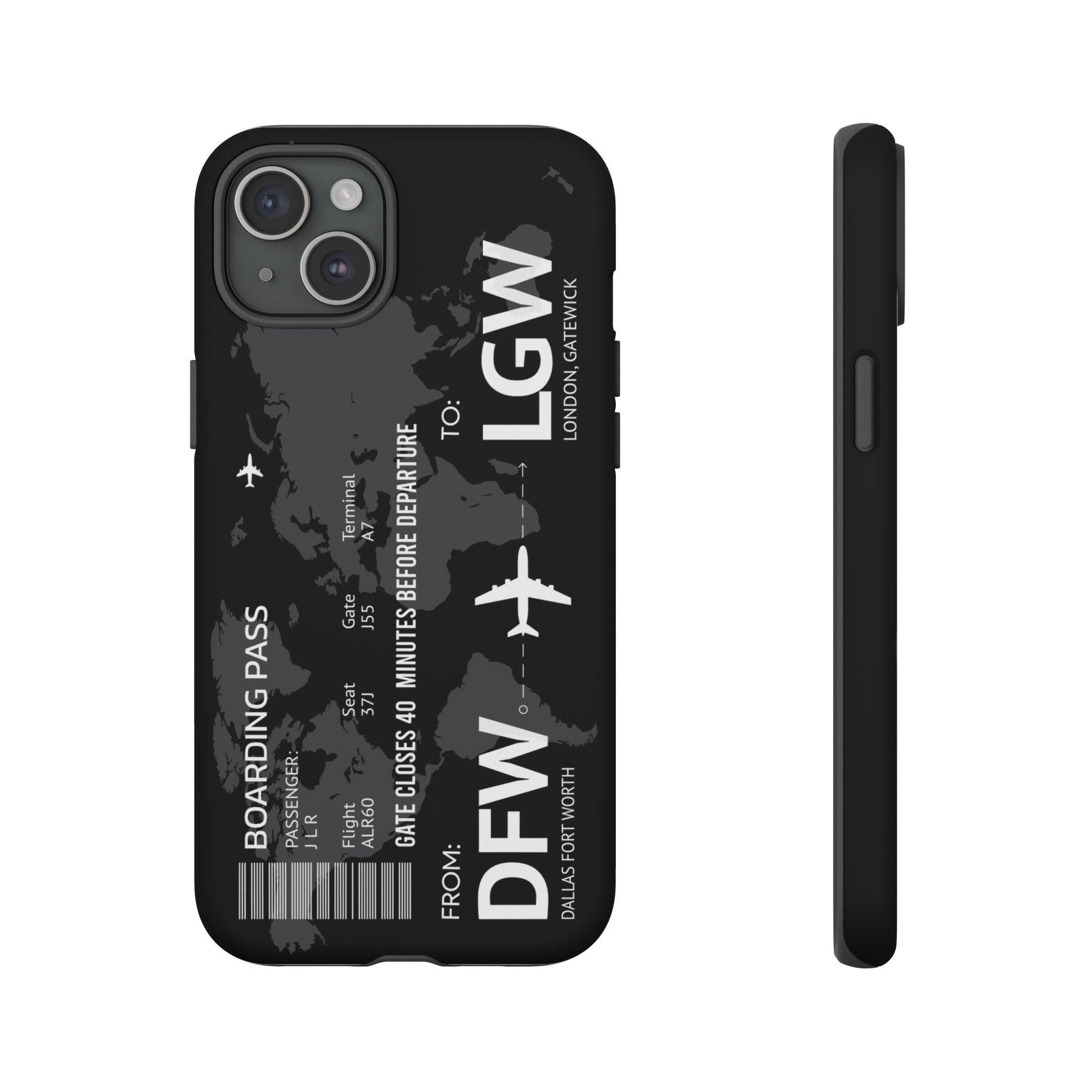 Personalized Boarding Pass iPhone Case: Aviation Gift Touph Case