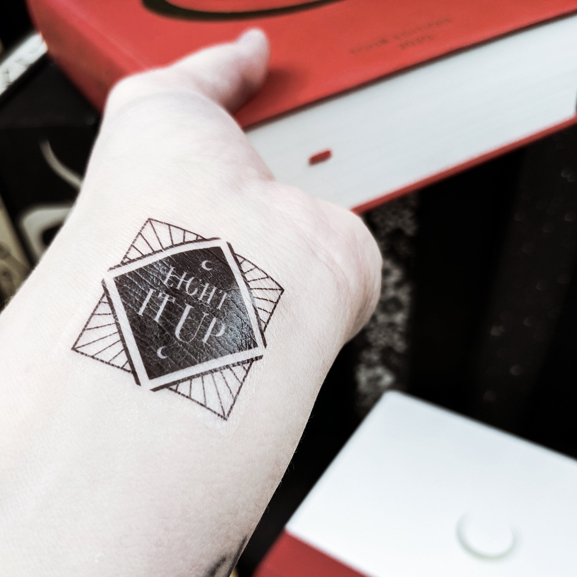 Crescent City Inspired Light It up 3cm Temporary Tattoo - Etsy