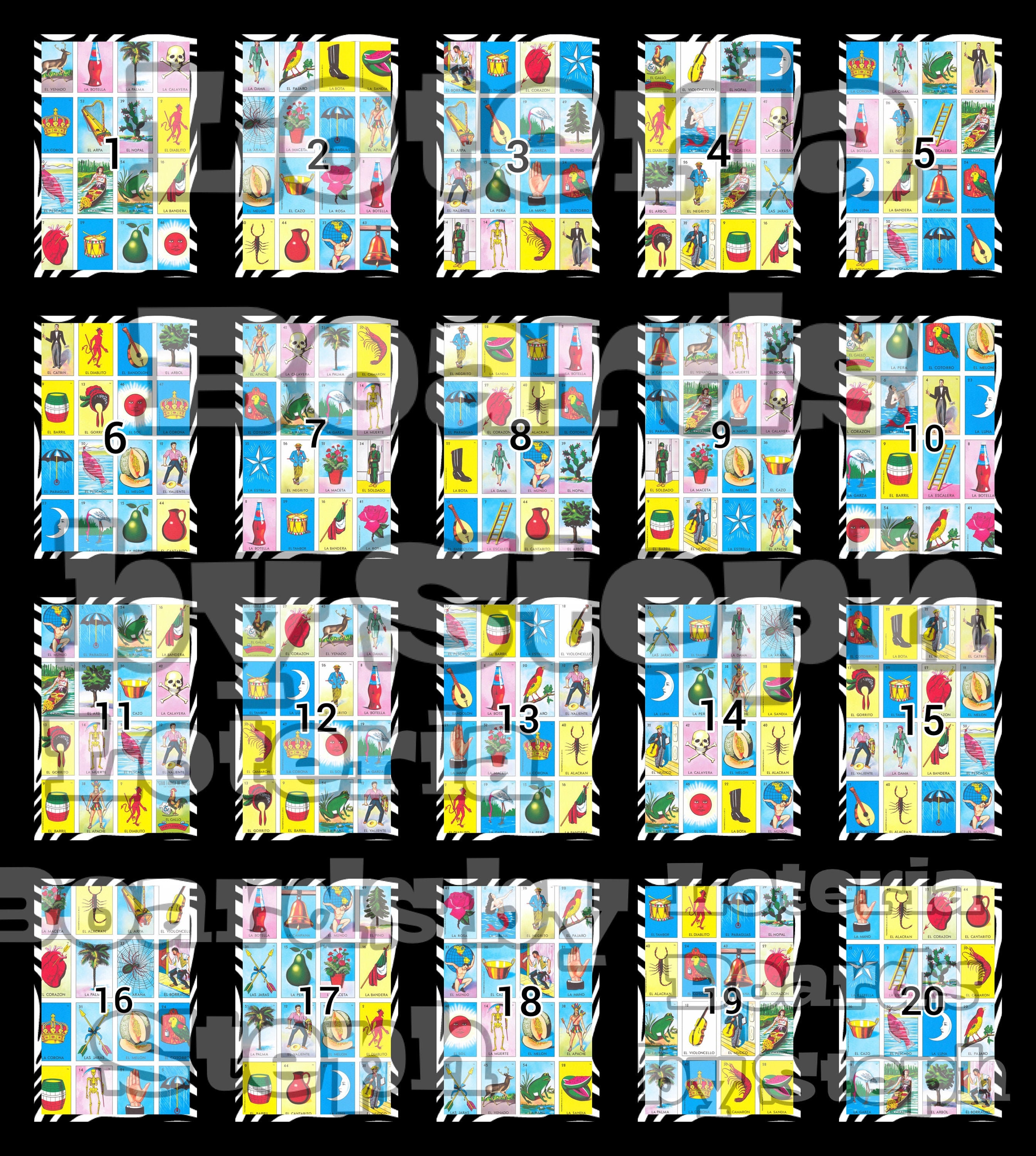 loteria cards full set