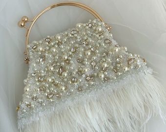 Pink Ostrich Clutch with Silver Closure – Scotstyle