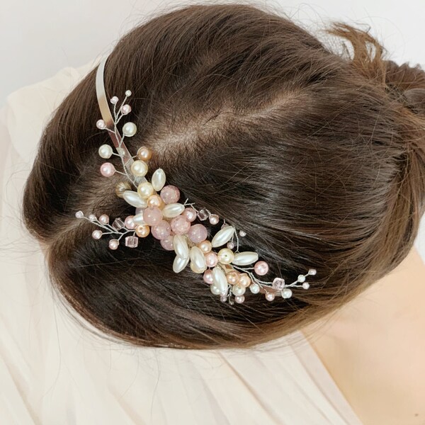 bridesmaid headpiece flower
