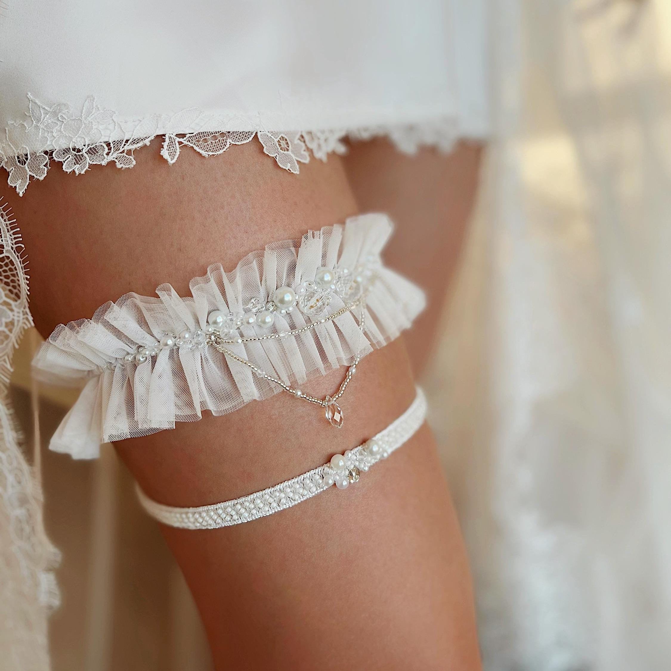 Glitter Garter Belt
