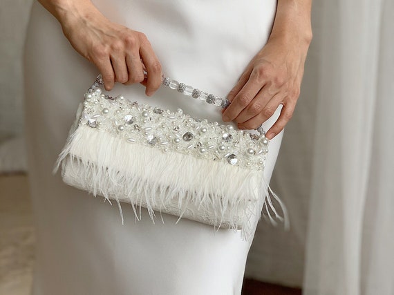 Buy Pearl Clutch, Wedding Clutch, White Bridal Clutch, Pearl Bag, Bridal  Bag, Bridesmaid Purse, Evening Purse, Special Occassion Bag 440 Online in  India - Etsy