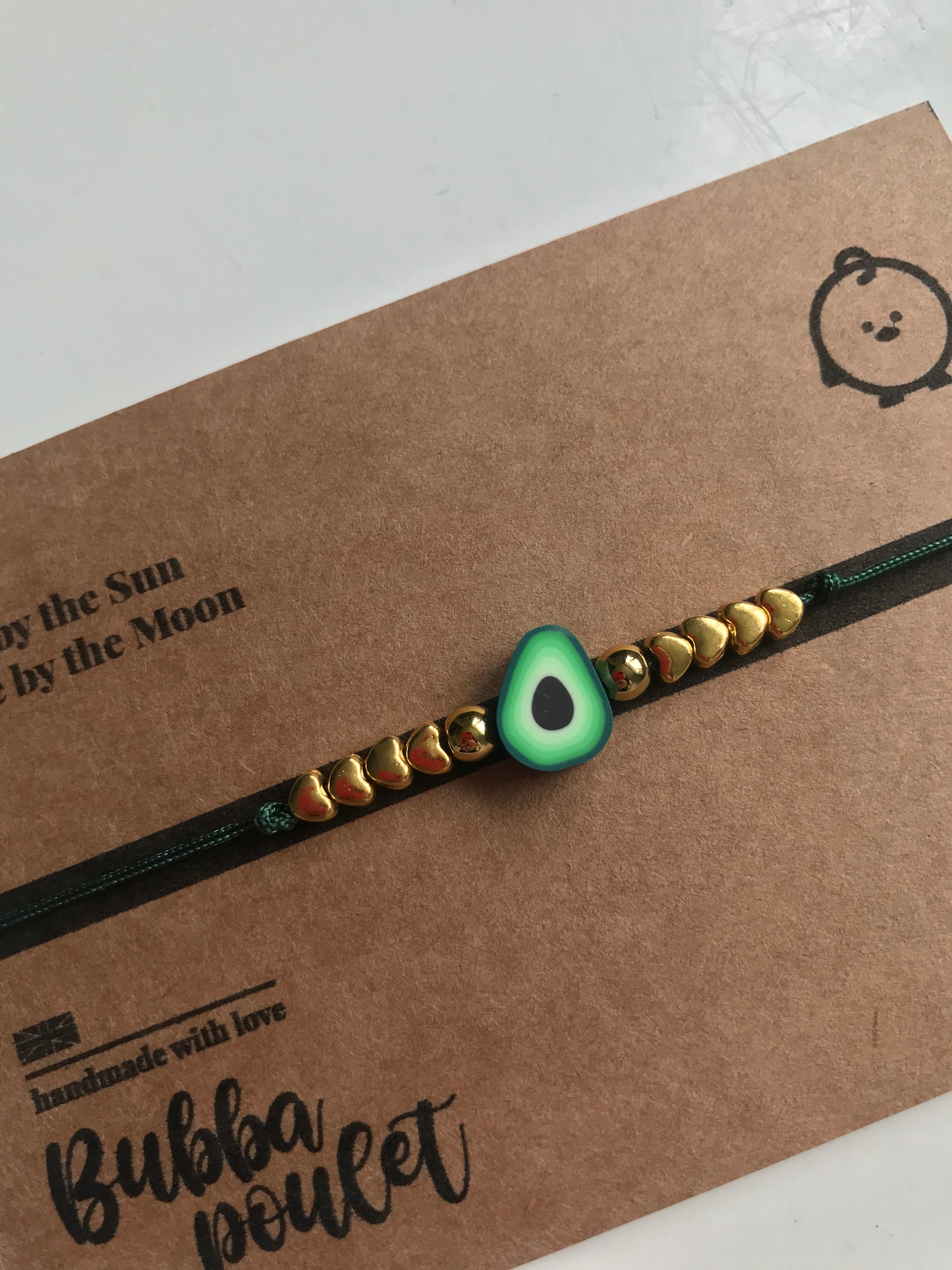 Avocado Bracelet Fruit Bracelet Friendship Bracelet Etsy