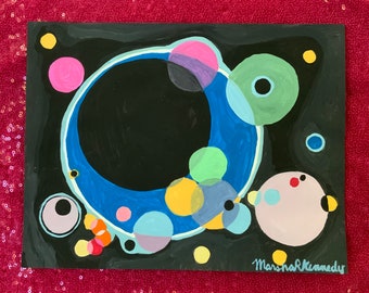 Wassily Kandinsky Inspired Overlapping Circles Painting