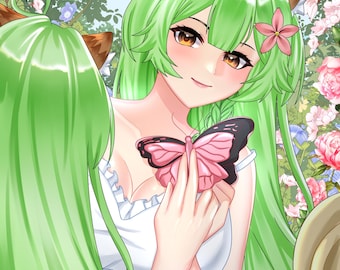 YCH Commission Art - Custom Anime Character Digital Portrait Illustration