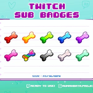 Twitch sub/bit badges / Bones