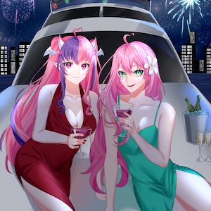 Custom Anime Character PFP Commission - Manga Fanart Profile Icon Avatar Portrait Digital Art Illustration