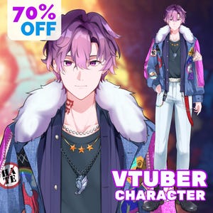 Custom Live2d Vtuber Commission | Vtuber Assets | Live2d Model | PNGtuber | Vbridger | Anime art Commission | Commercial Use