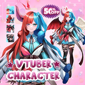 LIVE2D Vtuber Custom | Vtuber Model for Commercial use | Rigging | Custom Vtuber Model | Vtuber Commission | Rigged Live2D Anime Model